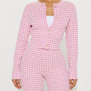 Fashion Nova Tweed Capri Set